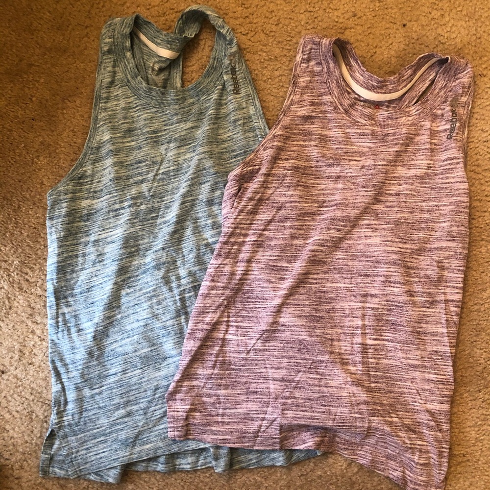 Twp x-small Reebok racer back tank tops.